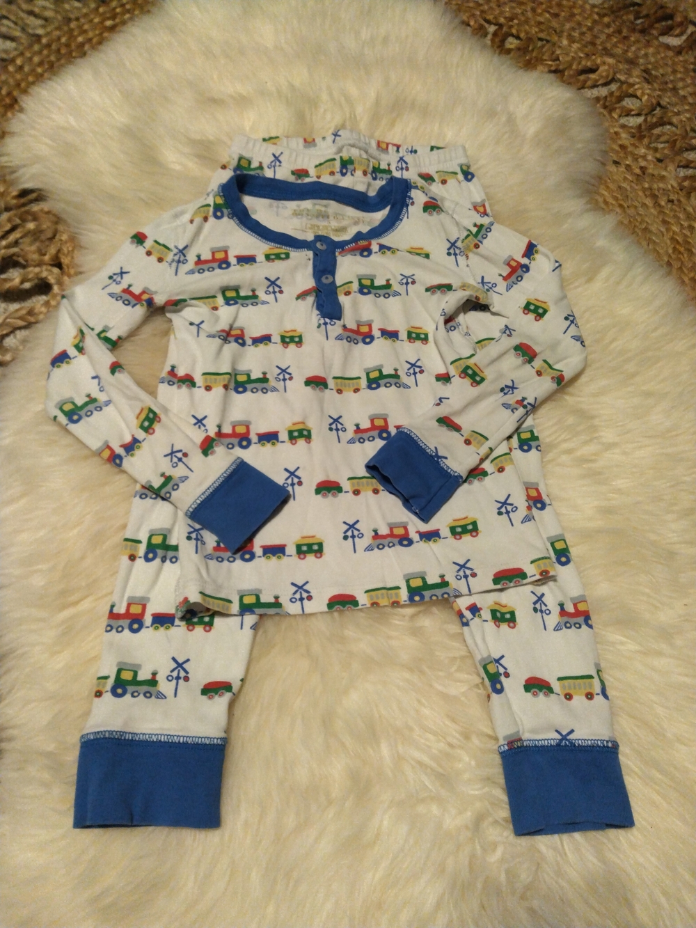 The Beaufort Bonnet Company Sutton sweet dream Chatham Choo Choo Pajamas Size 5
